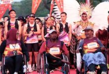 Ribuan Pelari di TMII Satukan Budaya dan Olahraga, Pesan Bhinneka Run Terdengar Kuat