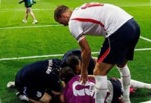 Selebrasi Inggris Berujung Petaka, Henderson Cedera Serius dan Dilarikan ke RS