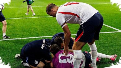 Selebrasi Inggris Berujung Petaka, Henderson Cedera Serius dan Dilarikan ke RS