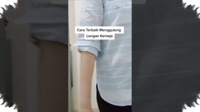 4 Cara Menggulung Lengan Kemeja Agar Terlihat Rapi, Santai, dan Lebih Stylish