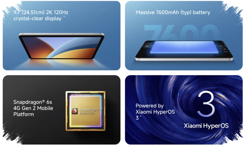 Redmi Pad 2 9.7 4G Mulai Dijual, Layar 2K 120Hz dan Bonus Earbuds