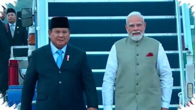 F-16 dan Sukhoi TNI AU Kawal Ketat Pesawat Modi Saat Mendarat di Halim