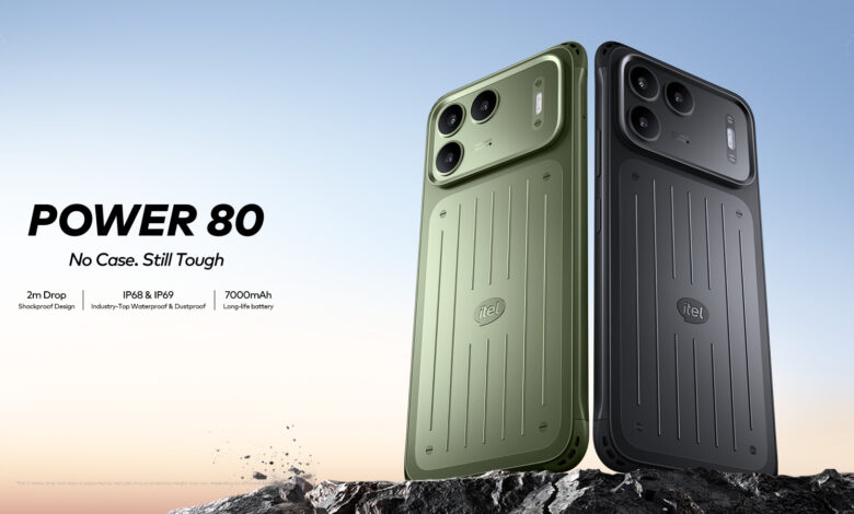 Itel Power 80 Tiba Bawa Baterai 7.000 mAh, IP69, dan Harga Rp 2 Jutaan