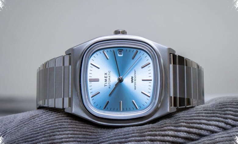 Timex Main Retrot Mungil Ini Sulit Diabaikan, Dial Ice Blue Jadi Pusat Perhatian
