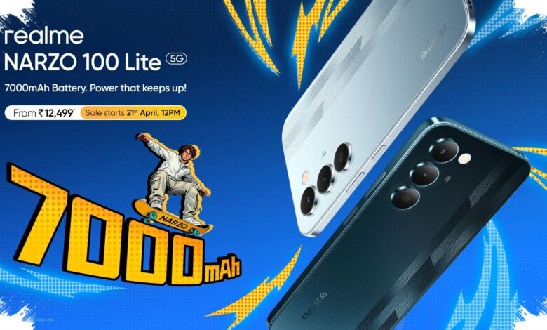 Narzo 100x 5G Bawa Baterai 8.000mAh dan Layar 144Hz, Serius Menantang Kelas Menengah