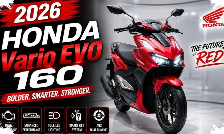 New Honda Vario Evo 160 Makin Sporty, Fitur Naik Tanpa Banyak Gimik