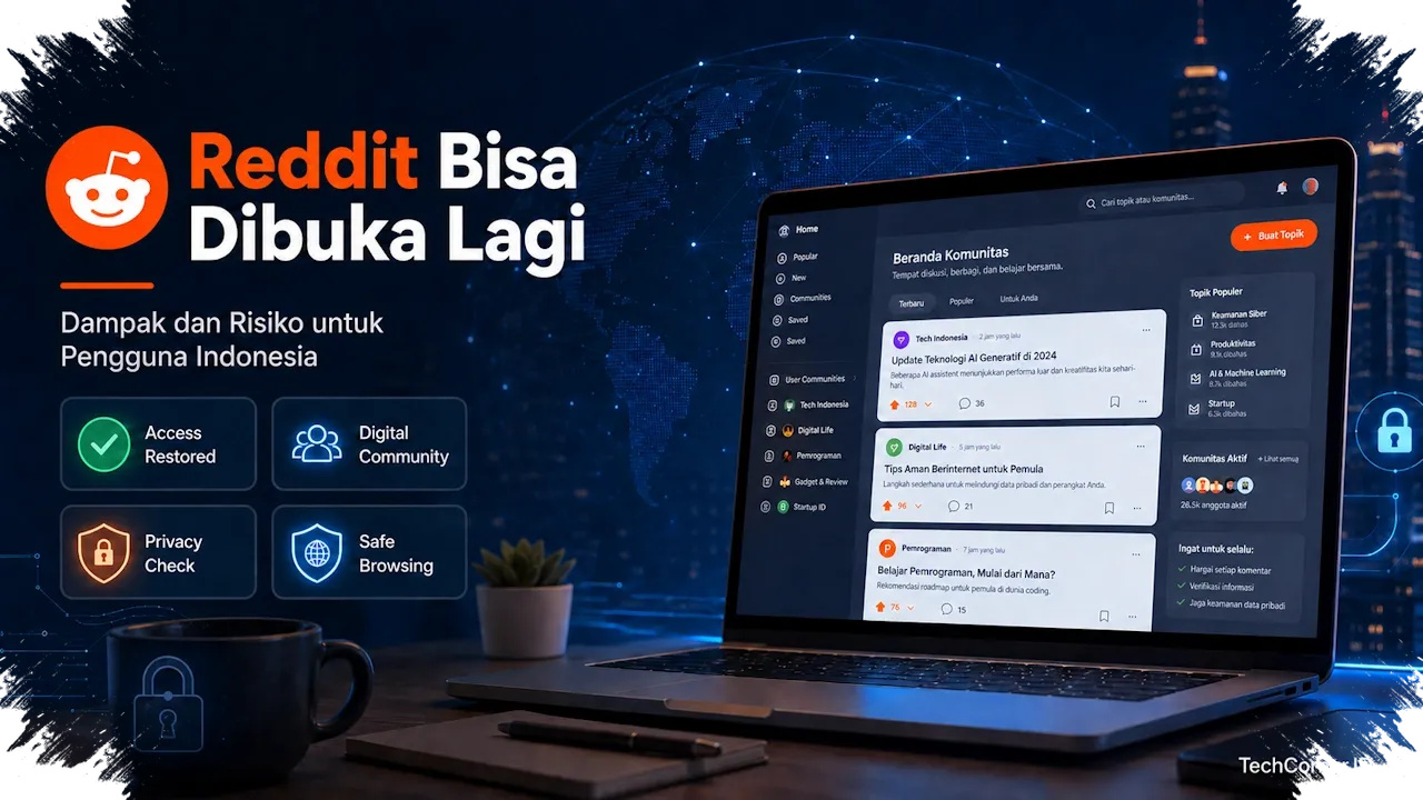 Reddit Dibuka Lagi di Indonesia, Kini Harus Tunduk pada Aturan PSE