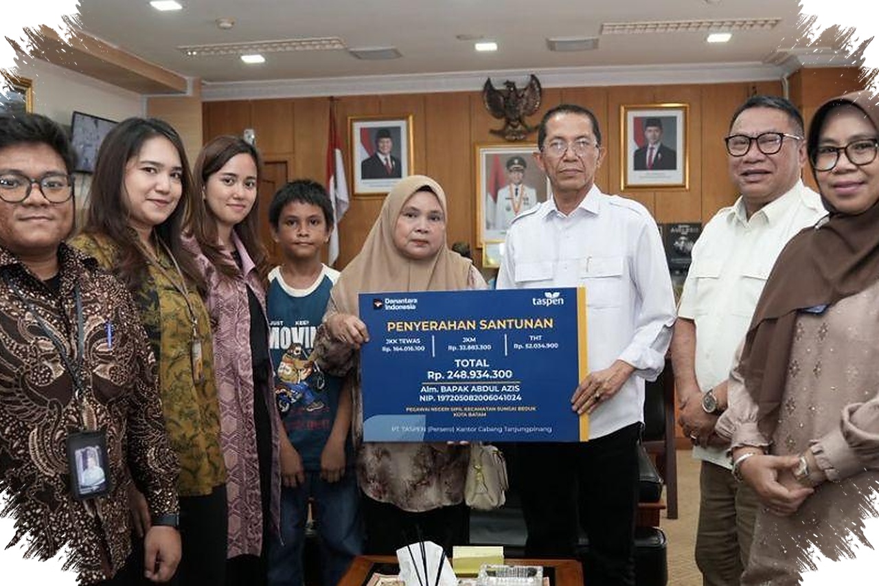 TASPEN Salurkan Rp1,08 Miliar ke Keluarga ASN di Kepri, Perlindungan Kerja Terasa Nyata