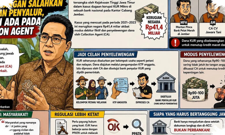 Ibrahim Soroti KUR Jember, Bank BUMN Dinilai Bukan Pihak Utama yang Salah