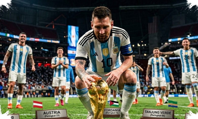 Argentina Melaju ke Semifinal, Tanpa Sekali Pun Hadapi Tim 10 Besar FIFA