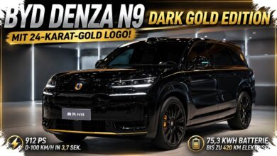 Denza N9 Dark Gold, SUV Mewah yang Menyembunyikan Emblem Emas 24 Karat