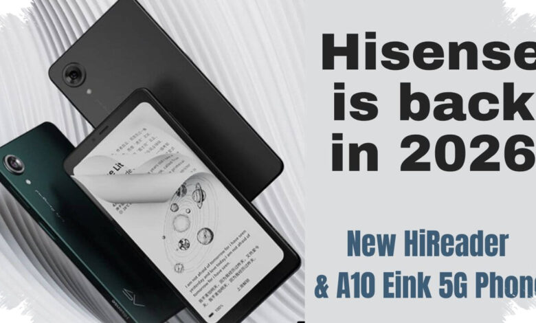 Hisense A10 Bawa Layar Warna Lepas-Pasang, Konsep E-Ink Ini Tak Biasa