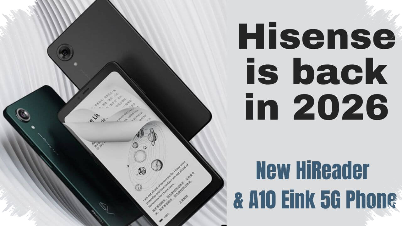 Hisense A10 Bawa Layar Warna Lepas-Pasang, Konsep E-Ink Ini Tak Biasa