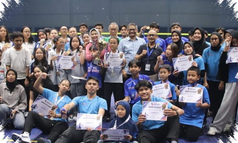 Jawa Barat Tak Terkejar di Kejurnas Squash 2026, Sapu 11 Emas di Bekasi