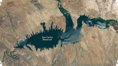 Waduk San Carlos Hampir Kering, Salju yang Menipis Picu Krisis Baru di Arizona