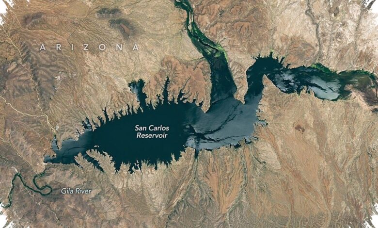 Waduk San Carlos Hampir Kering, Salju yang Menipis Picu Krisis Baru di Arizona