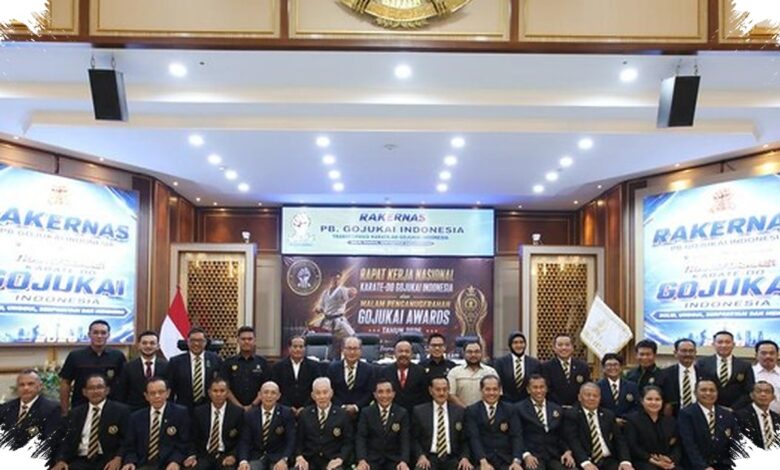 Rakernas Gojukai Ditutup dengan Penghargaan Besar, Nama-Nama Senior Ikut Diganjar