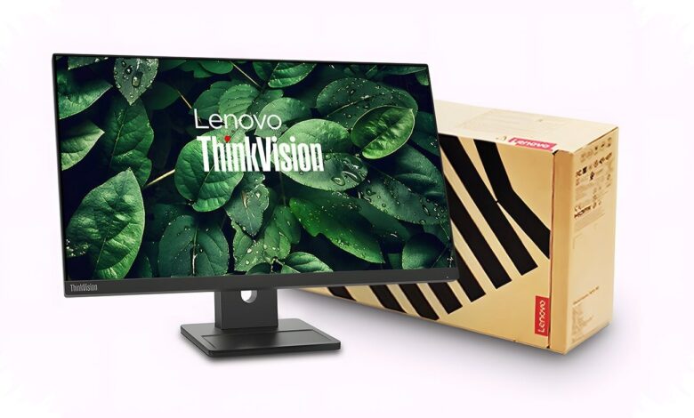 Lenovo ThinkVision E24q-30 Hadir Bukan Sekadar Monitor Kantor Biasa, 1440p dan 100Hz Jadi Andalan