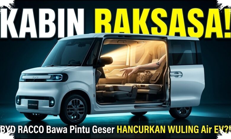 BYD Racco Siap Ganggu Wuling Air EV, Mobil Mungil Rp 320 Jutaan dengan Fitur Lengkap