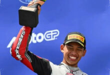 Veda Ega Melesat di Moto3, Tapi Tak Ingin Dibebani Gelar Rookie of The Year