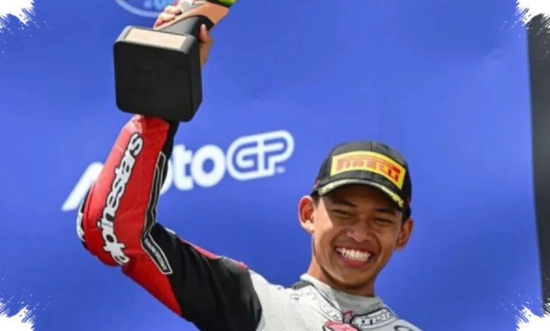 Veda Ega Melesat di Moto3, Tapi Tak Ingin Dibebani Gelar Rookie of The Year
