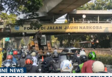 Jalan Kapten Tendean Kembali Normal, Setelah JPO Ringsek Dibongkar