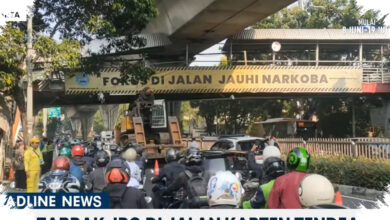 Jalan Kapten Tendean Kembali Normal, Setelah JPO Ringsek Dibongkar
