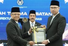 Agus Tegaskan Amanah Jabatan Saat Lantik Rudi Setiawan Jadi Irjen Kemenimipas