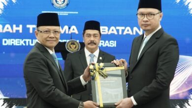 Agus Tegaskan Amanah Jabatan Saat Lantik Rudi Setiawan Jadi Irjen Kemenimipas