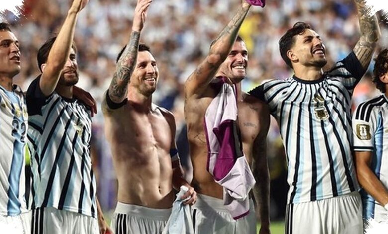 Ritual Freezer Fans Argentina Jelang Lawan Inggris, Jersey Lama Ikut Jadi Andalan