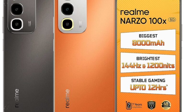 Realme Narzo 100x Bawa Baterai 8.000 mAh, Janji Tahan 3 Hari di Kelas Menengah