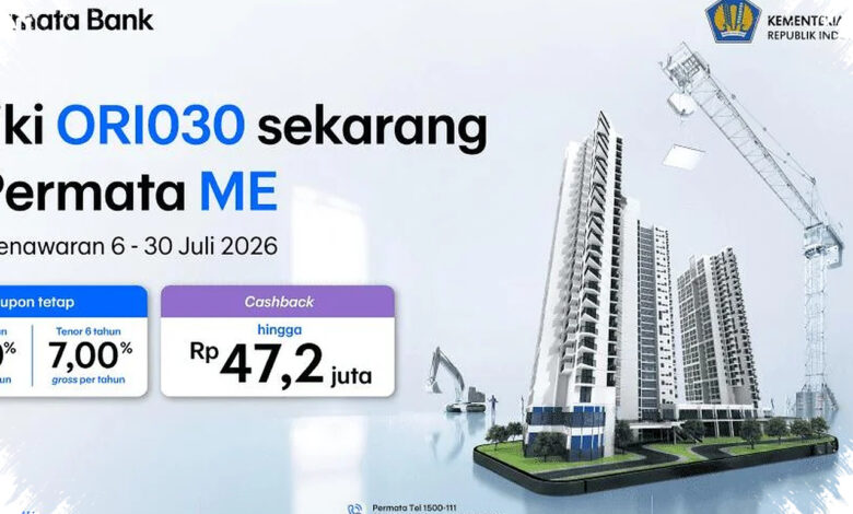 ORI030 Dibuka Permata Bank, Kupon Tetap 7% Jadi Andalan di Pasar Bergejolak