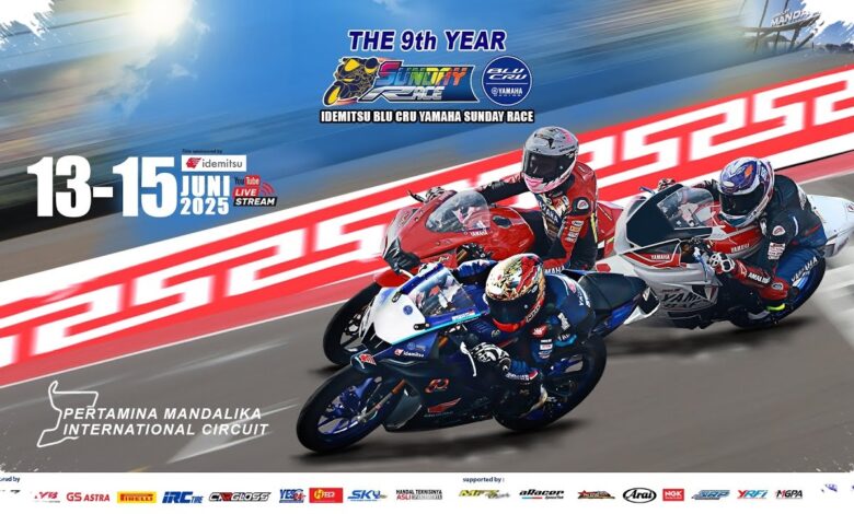 Mandalika Jadi Panggung 1 Dekade Yamaha Sunday Race, Ada Kelas Baru dan 15 Kategori Balap