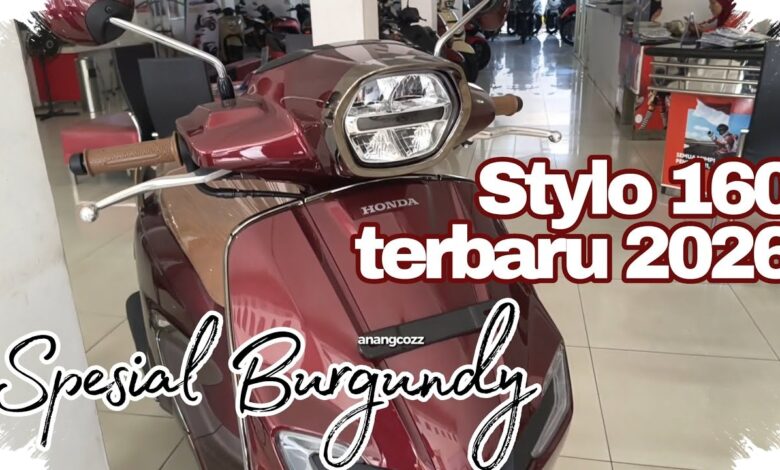 Honda Stylo 160 Special Burgundy Terlihat Elegan, Mesin 160 cc-nya Punya Karakter Serius