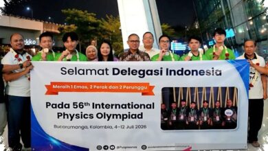 36 Jam ke Kolombia, Tim Indonesia Rebut 5 Medali IPhO 2026 Termasuk Emas