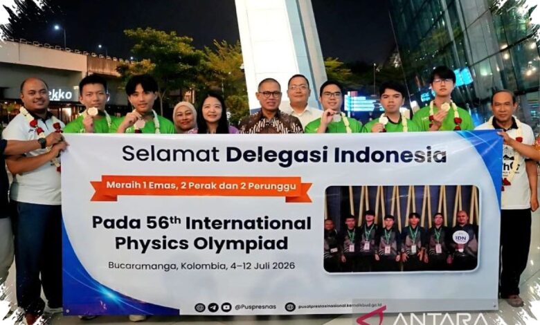 36 Jam ke Kolombia, Tim Indonesia Rebut 5 Medali IPhO 2026 Termasuk Emas
