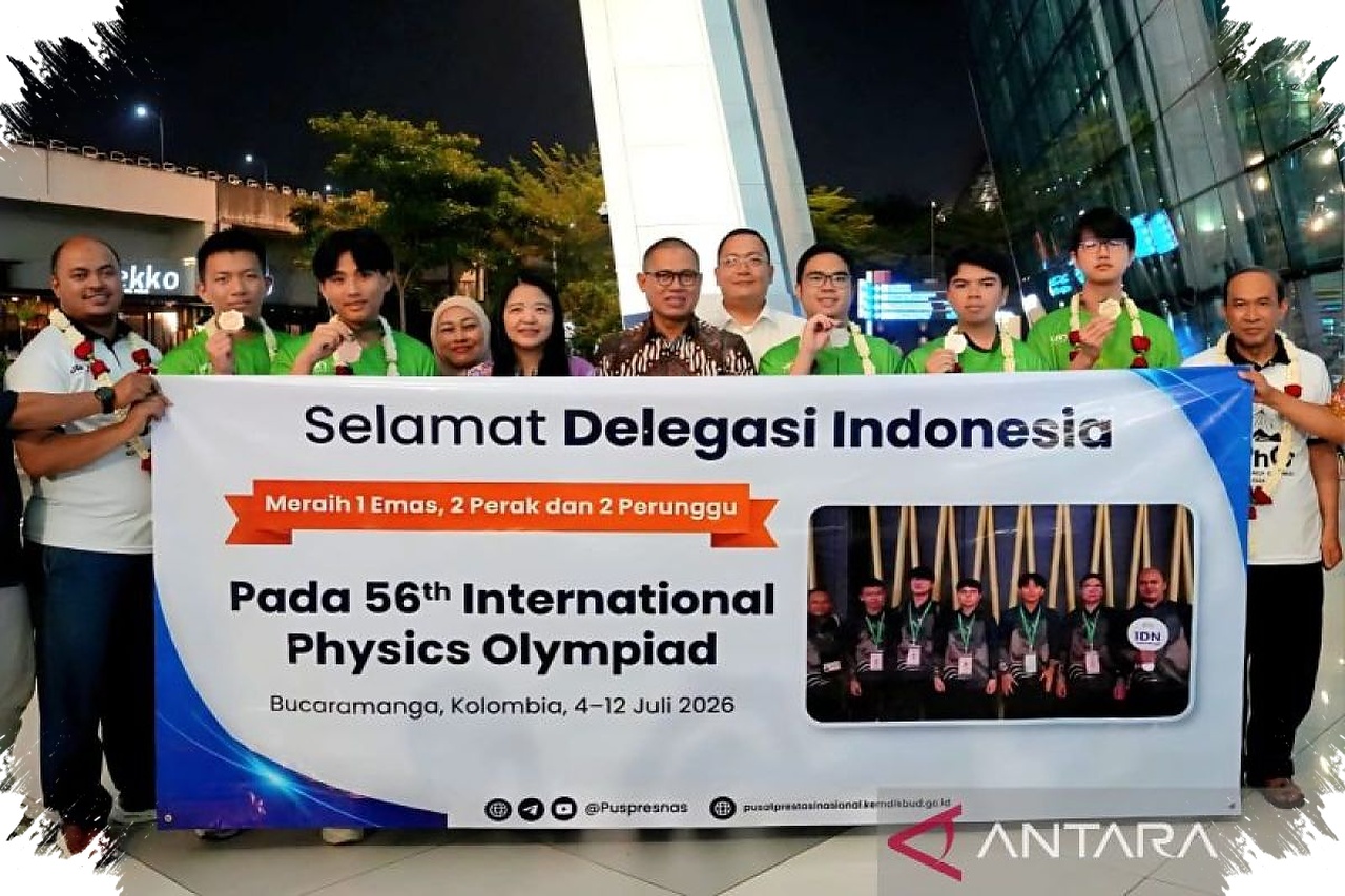 36 Jam ke Kolombia, Tim Indonesia Rebut 5 Medali IPhO 2026 Termasuk Emas
