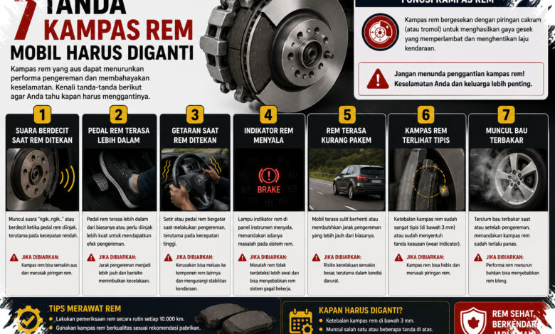Kampas Rem Mobil Bisa Habis Jauh Lebih Cepat, Kebiasaan Ini Sering Tak Disadari