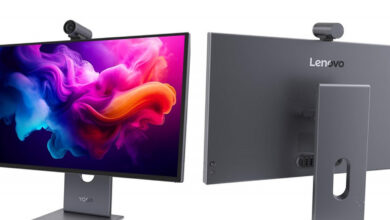 Lenovo Yoga Pro 27UD-10 Gabungkan Kamera 4K dan Audio 34W untuk Meja Kreator Ringkas
