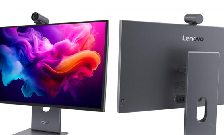 Lenovo Yoga Pro 27UD-10 Gabungkan Kamera 4K dan Audio 34W untuk Meja Kreator Ringkas