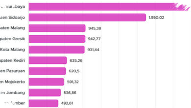 10 Daerah Asal Wisatawan Nusantara Terbanyak di Jatim, Surabaya Unggul Jauh