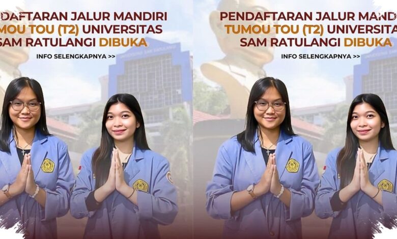 1.318 Kursi Mandiri Unsrat Dibuka Lagi, Seleksi Hanya dari Nilai Rapor