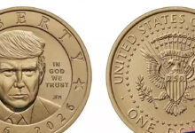 Koin US$ 1 Bergambar Trump Disiapkan, Larangan untuk Orang Hidup Justru Mengadang
