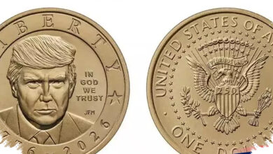 Koin US$ 1 Bergambar Trump Disiapkan, Larangan untuk Orang Hidup Justru Mengadang