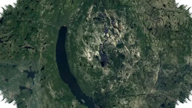Ditemukan Saat Cari Lokasi Kemping, Kawah Meteor 390 Juta Tahun Tersembunyi di Quebec
