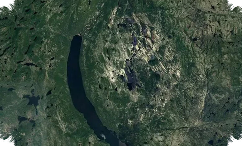 Ditemukan Saat Cari Lokasi Kemping, Kawah Meteor 390 Juta Tahun Tersembunyi di Quebec
