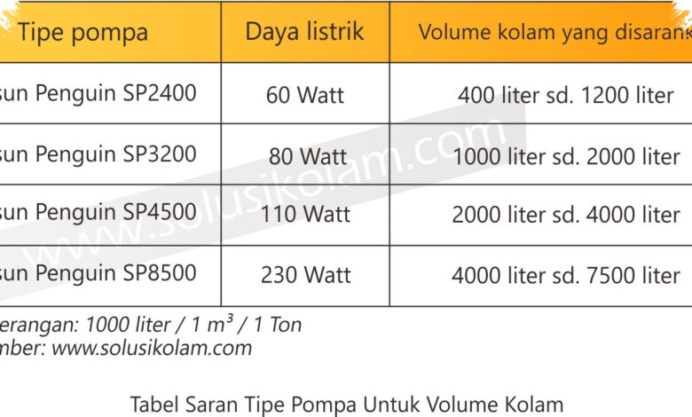 Kolam Koi Kotak Tanpa Relief, Pompa 50 Watt Andalkan Sirkulasi Hemat Energi