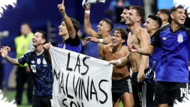 Spanduk Malvinas Usai Semifinal Memicu Desakan Inggris agar FIFA Menghukum Argentina