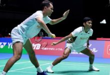 Tertinggal 6-11, Fajar/Fikri Balik Menang dan Menembus Semifinal Japan Open