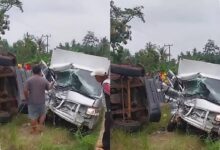 Truk Diduga Rem Blong Tabrak 8 Kendaraan di Sibolangit, 4 Orang Meninggal